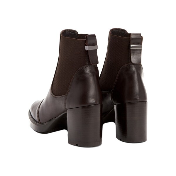 aquatalia ivory leather ankle boots