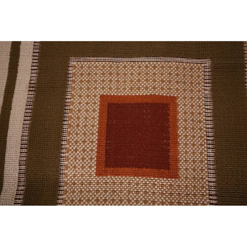 Contemporary Geometric Kashan Turkish Rug Machine Made Floral Carpet - 9'9" x 12'4"