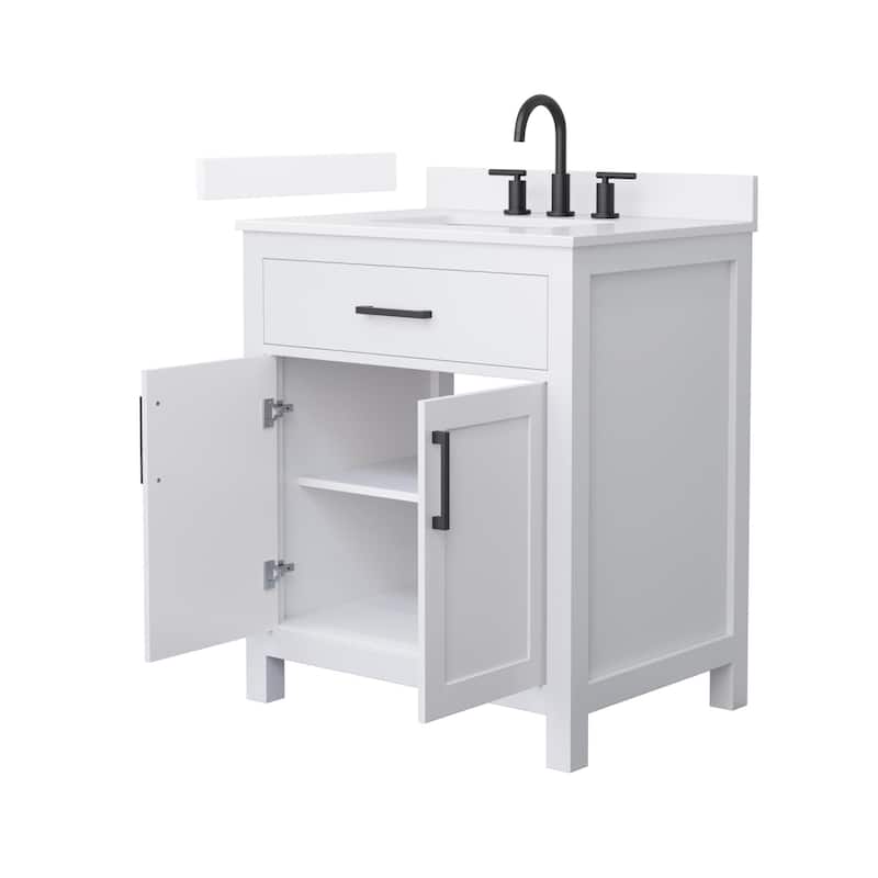 Wyndham Collection WCG2424-30S-QTZ-US3MXX Beckett 30" Free Standing