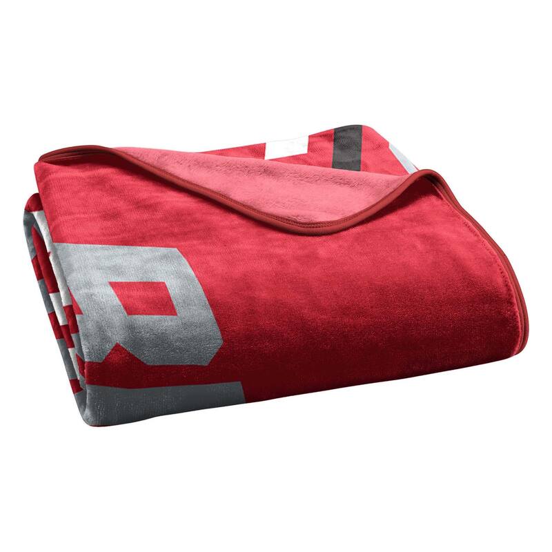 NCAA Ohio State Buckeyes 60" x 80" Raschel Throw Blanket