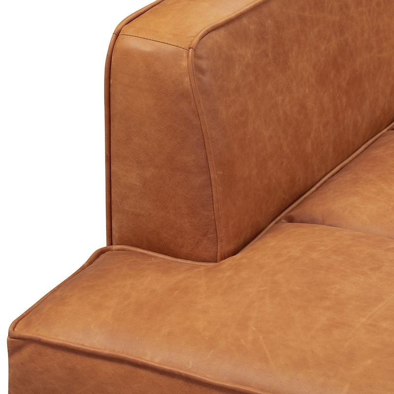 Poly & Bark Jasper Daybed - Full Grain Genuine Italian Leather