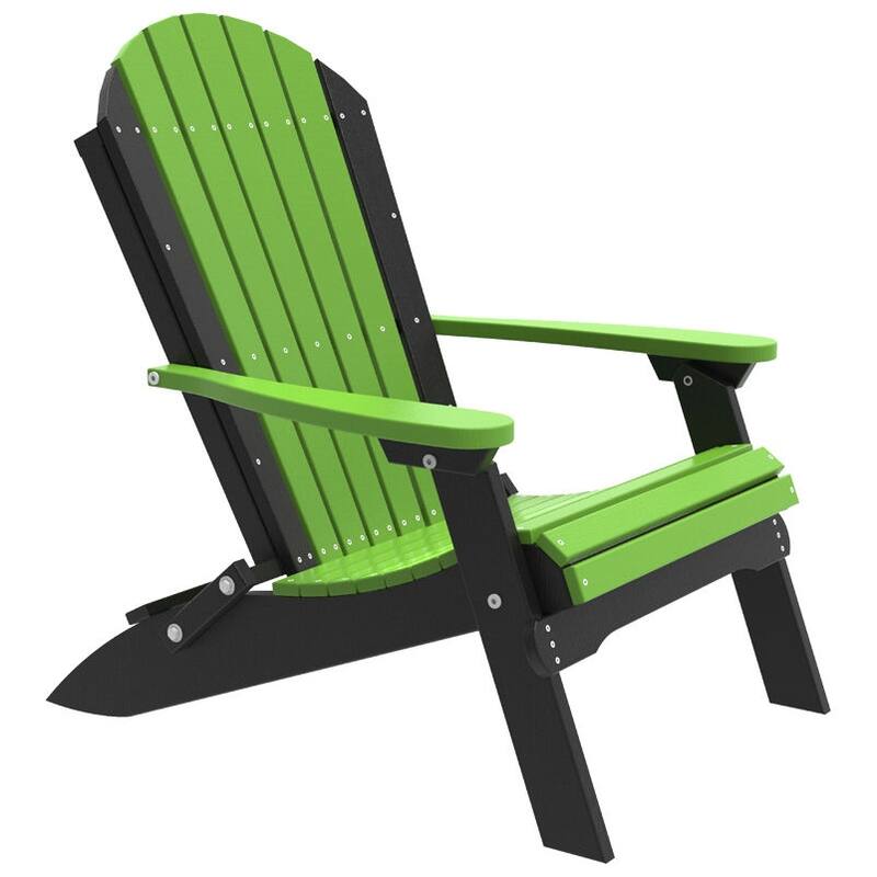 Poly Lumber Folding Adirondack Chair