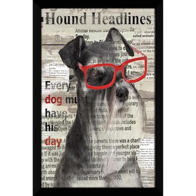 "Hound Headline" by Carol Robinson Print on Acrylic.