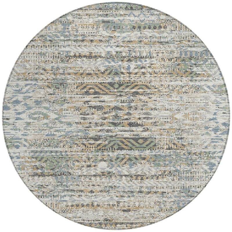HomeRoots Moroccan Transitional Rectangle Outdoor Rug