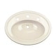 preview thumbnail 11 of 9, Laura Wall Mount Sink 18" White Ceramic Wall Hung Floating Vessel Sink with Overflow and Single Faucet Hole Renovators Supply