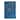 Overton Hand Knotted Wool Vintage Inspired Modern Contemporary Overdyed Blue Area Rug - 6' 8" x 9' 10"