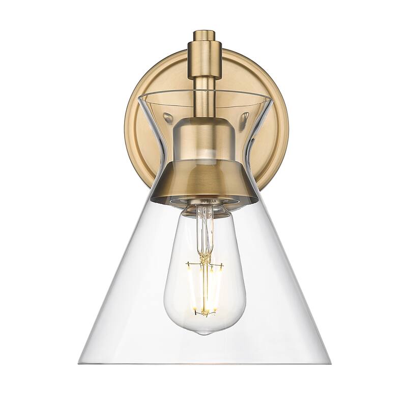 Golden Lighting Malta 1-light Wall Sconce in Brushed Champagne Brass