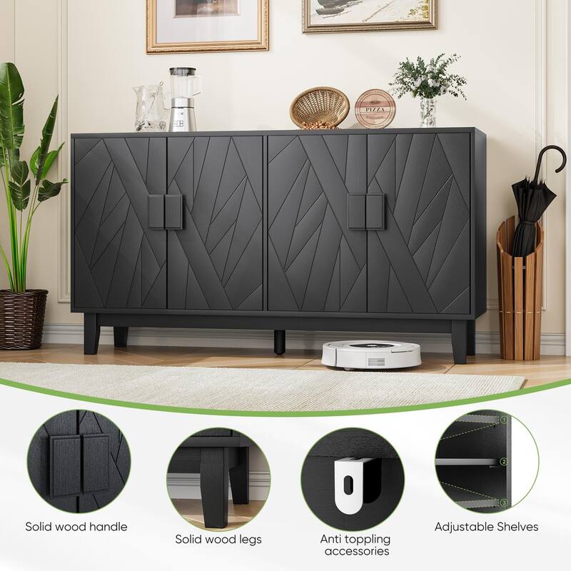Modern Style Buffet Cabinet,Storage Side Cabinet Buffet Cabinet,Medieval Modern Multifunctional Decorative Cabinet