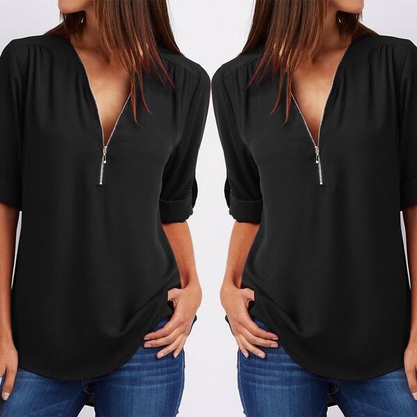 Shop Fashion Ladies Casual Tops T Shirt Women Summer Loose Top