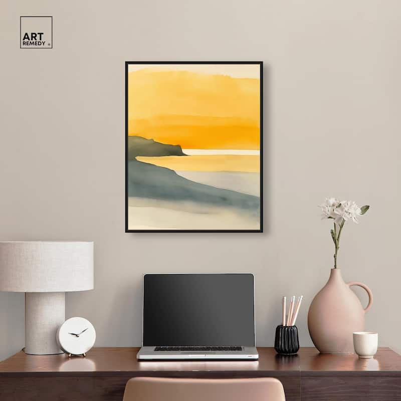 Dawn on the Waves Canvas by Art Remedy