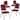4 Pack Crown Back Stacking Banquet Chair - 20.25"D x 17.25"W x 38"H