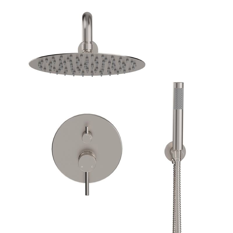 10-Inch Wall Mount Round Shower Set