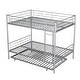 preview thumbnail 6 of 7, Multifunctional Full over Full Metal Bunk Bed With Trundle,Save Space or Split Into 2 Beds