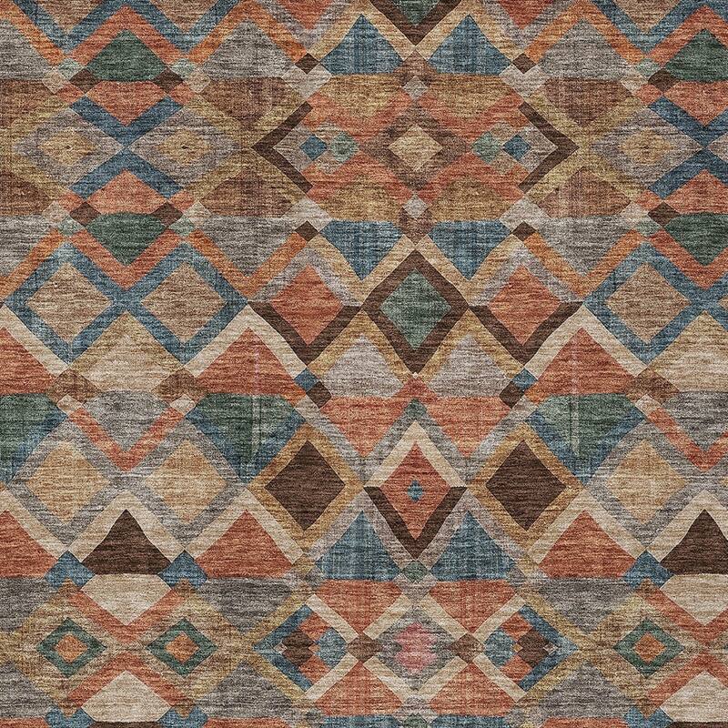 HomeRoots Geometric Transitional Rectangle Outdoor Rug