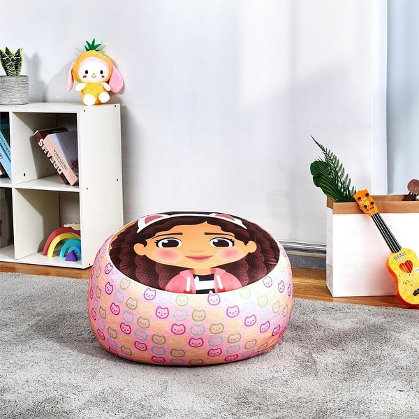 slide 2 of 5, Gabbys Dollhouse Smooshie Bean Bag Chair