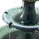 preview thumbnail 15 of 19, Glitzhome 45.25"H Oversized Cobalt Blue Turquoise 3-Tier Ceramic Lighted Outdoor Fountain