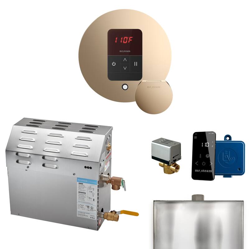 Mr Steam R15C1AAM0000 Super Itempo Round with Accessories Package 15 - Polished Gold