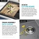 preview thumbnail 119 of 146, KRAUS Bellucci Workstation Topmount Drop-in Granite Kitchen Sink