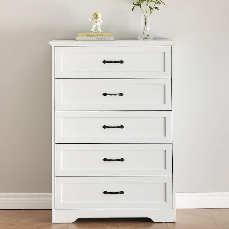 Large Capacity 5 Drawers Dresser, Cabinet for Bedroom