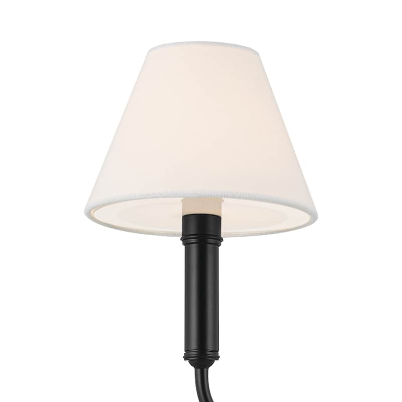 Eadie 41.25 Inch 8 Light Chandelier in Black