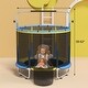 preview thumbnail 17 of 17, Kids Trampoline, Adjustable Toddler Trampoline with Safety Enclosure