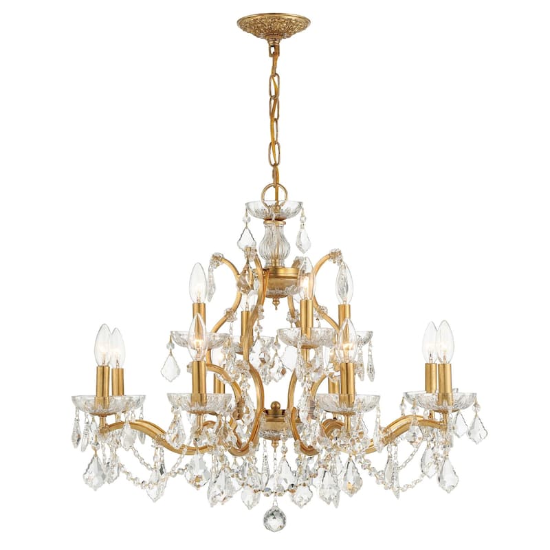 Crystorama Lighting Group 4456-CL-S Filmore 29" Wide 12 Light Crystal