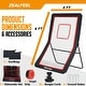 preview thumbnail 8 of 9, Zealfeel Lacrosse Rebounder 5-Angle Adjustable Practice Net with Target Strip and Carry Bag
