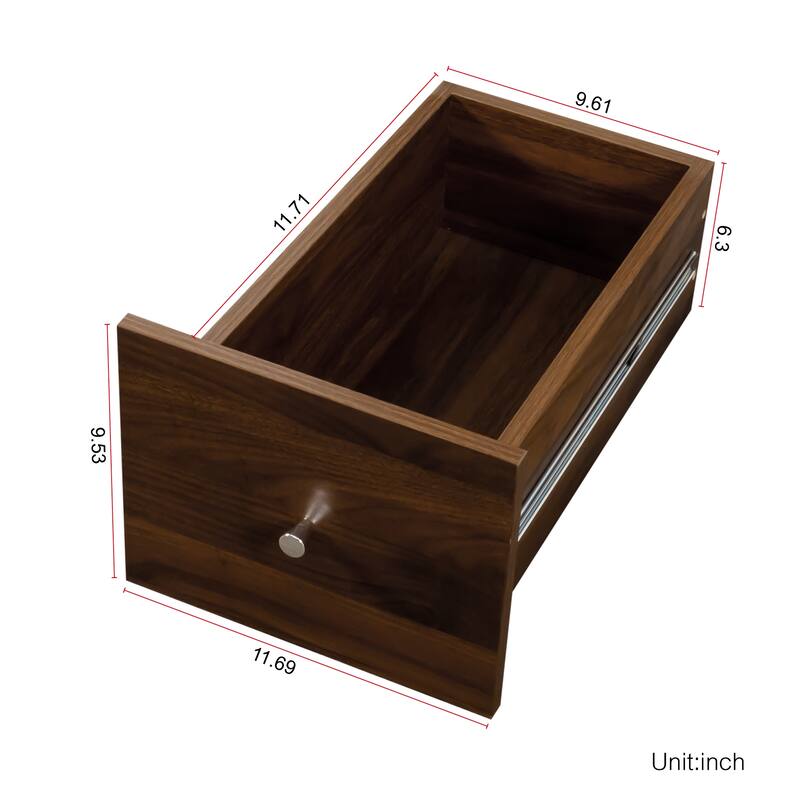 70.87" Tall Display Cabinet with 4-Tier Shelves & 3 Side Drawers, Modern Wooden Storage Bookcase for Living Room, Home Office