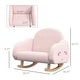 preview thumbnail 5 of 7, Kids Rocking Chair, Cloud Shaped Children Rocker Armchair for Nursery Playroom, with Solid Wood Legs, Anti-Tipping Design