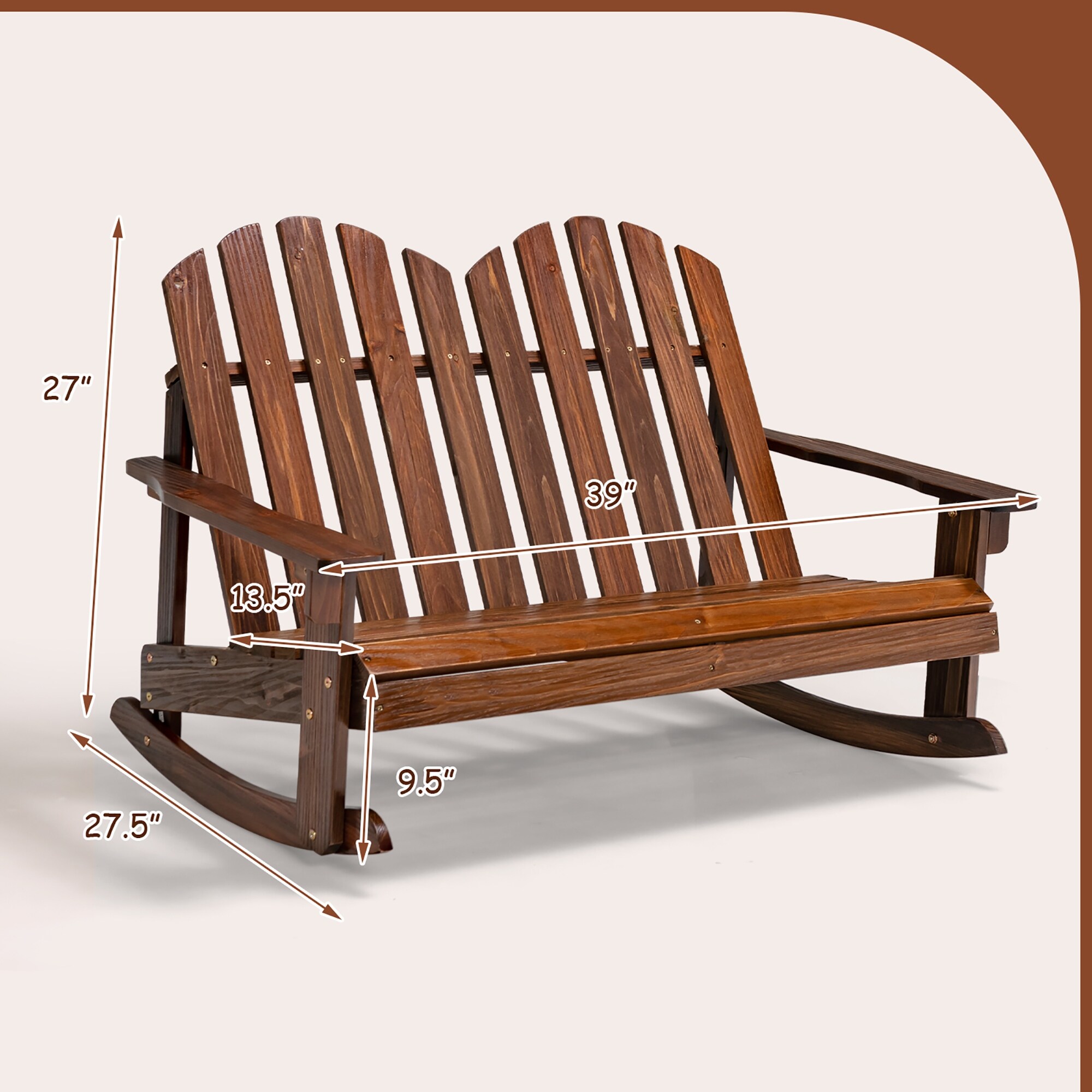 2 person hotsell adirondack chair