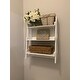 RiverRidge Amery Collection Wall Shelf with Hooks