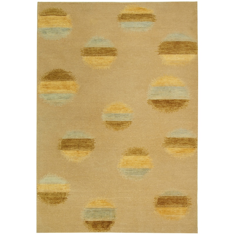SAFAVIEH Hand-knotted Santa Fe Lata Modern Wool Rug