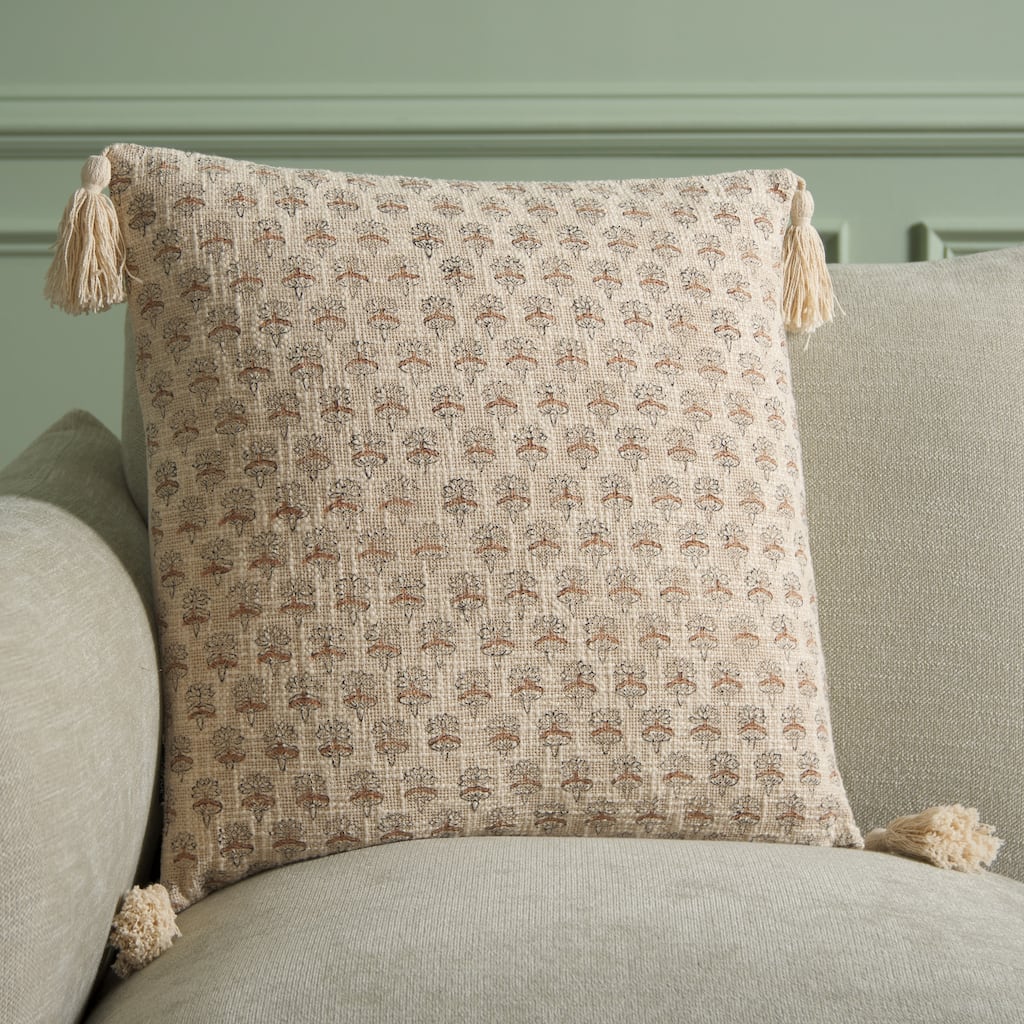 SAFAVIEH Home Jemm 20-inch Multi Color Cotton Pillow