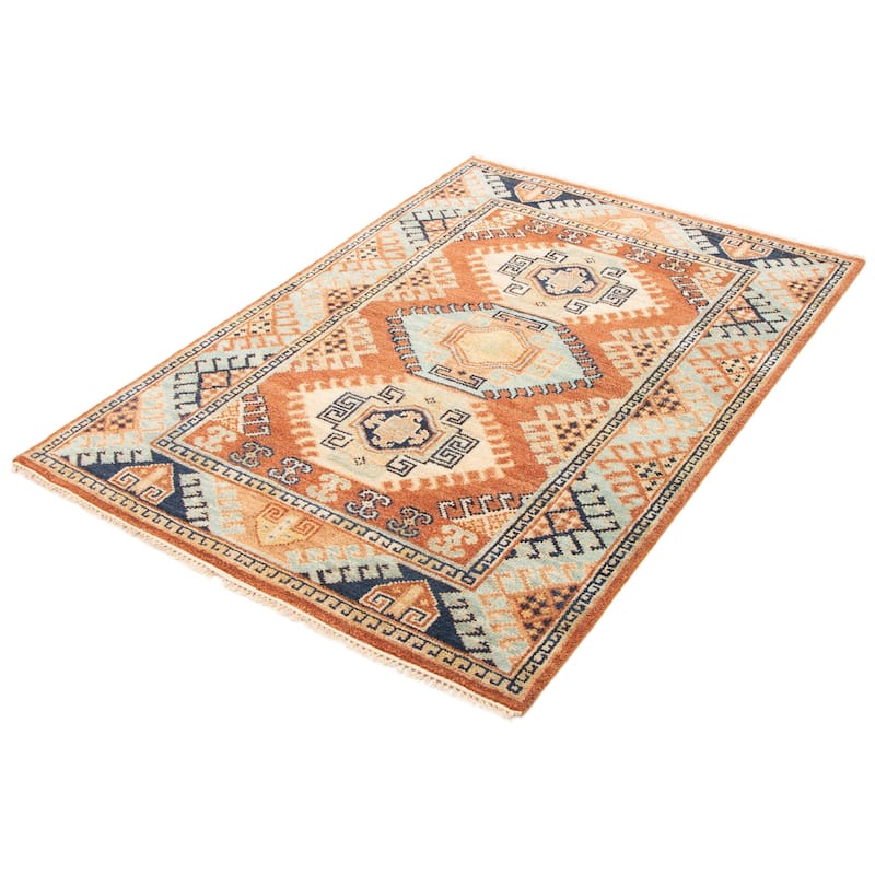 ECARPETGALLERY Hand-knotted Jules Serapi Copper Wool Rug - 5'5 x 8'0