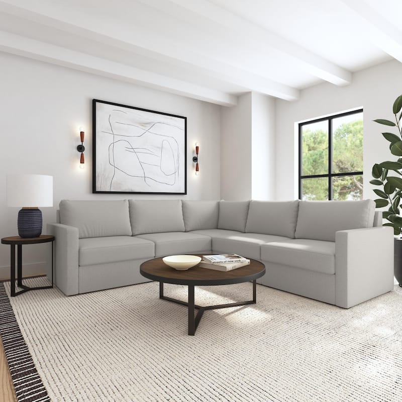 Flex 5-Seat Modular Sectional with Standard Arms by Flexsteel - 103" x 35" x 103"