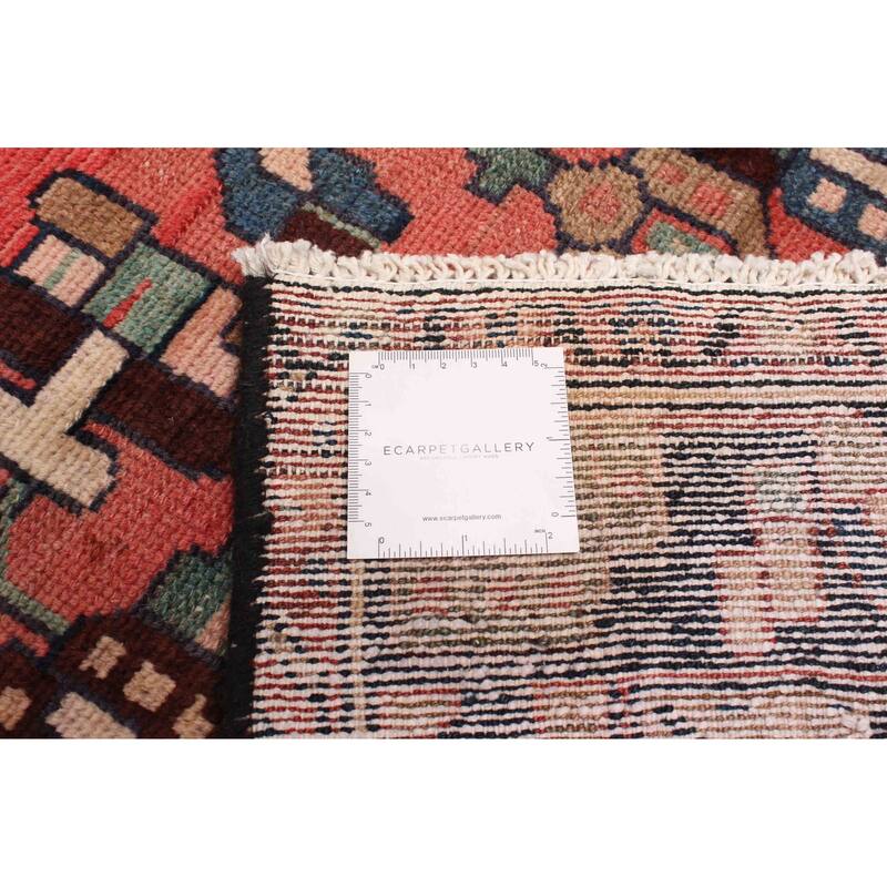 ECARPETGALLERY Hand-knotted Andelz Light Red Wool Rug - 3'7 x 9'6