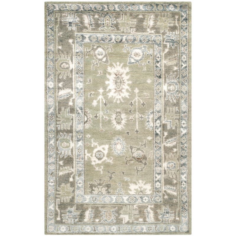 SAFAVIEH Hand-knotted Maharaja Tzeni Traditional Oriental Viscose Rug