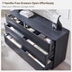 preview thumbnail 17 of 26, Modern 7 Drawer Dresser for Bedroom, Chest of Drawers, TV Stand
