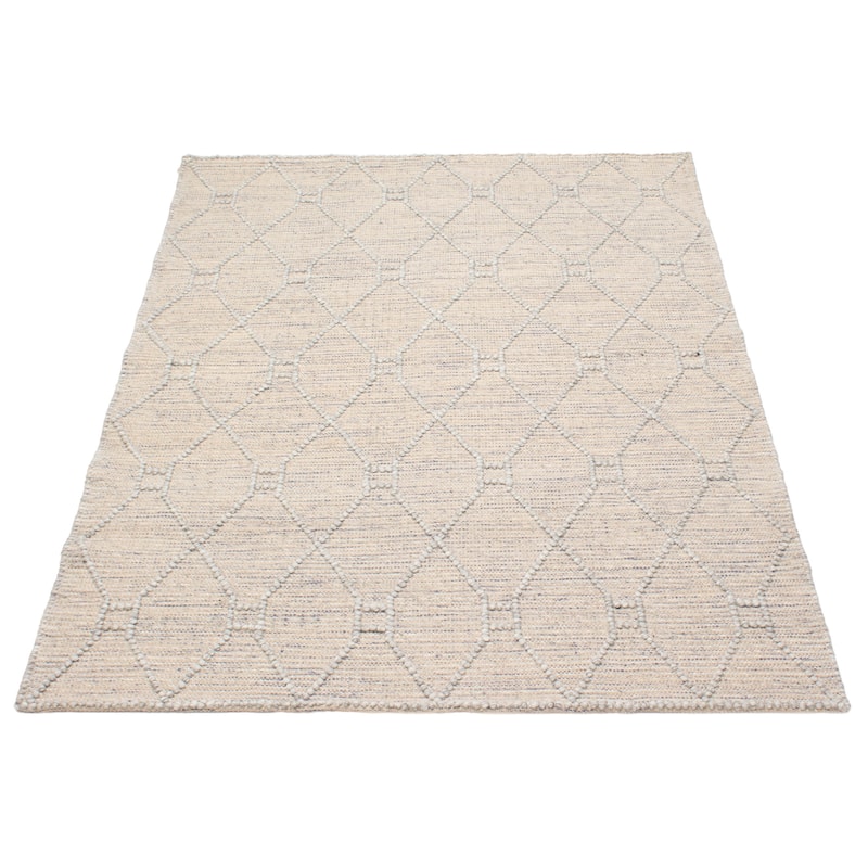 ECARPETGALLERY Braid weave Sienna Tan Wool Rug - 5'5 x 7'3