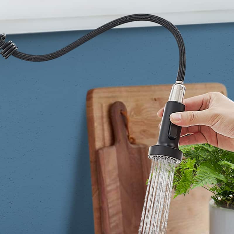 Single Hole Single Handle Pull Down Kitchen Faucet with Sprayer