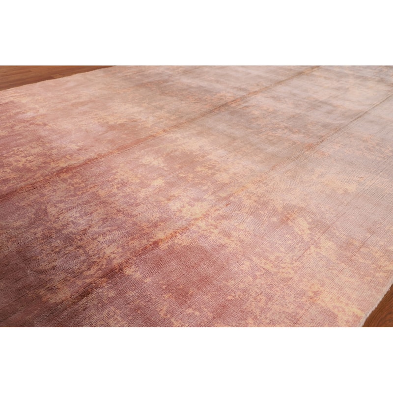 All-Over Abstract Modern Area Rug Handmade Wool Carpet - 6'8" X 9'8"