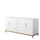 Option White, Satin Bronze Trim, No Top