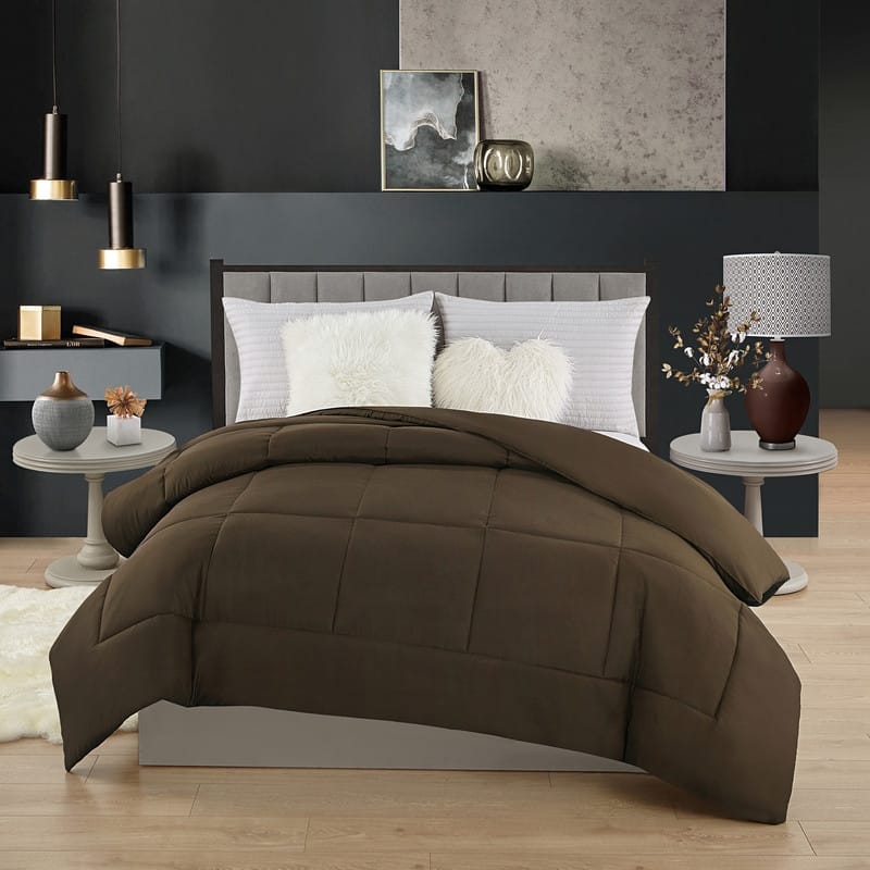 Swift Home All-Season Down Alternative Single Comforter & Duvet Insert 1-Piece Bedding