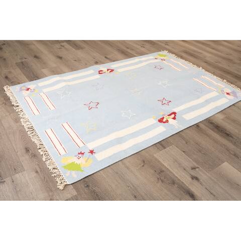 Cottage Home Blue Fairy 6 x 6.5 ft Rug - 6 x 6.5ft