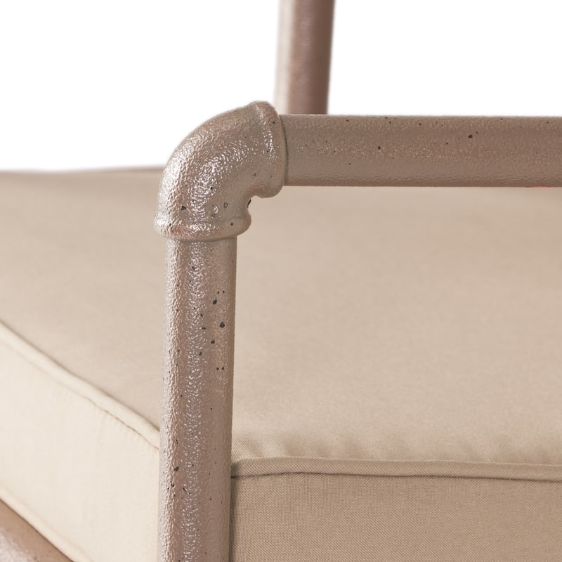 Ostweer Furniture Set of 2 Outdoor Patio Adjustable Swivel Bar Stool - Copper