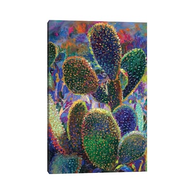 iCanvas "Cactus Nocturnus" by Iris Scott Canvas Print