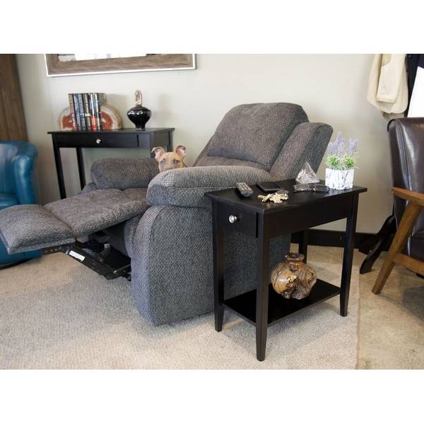 Recliner side table hot sale with storage