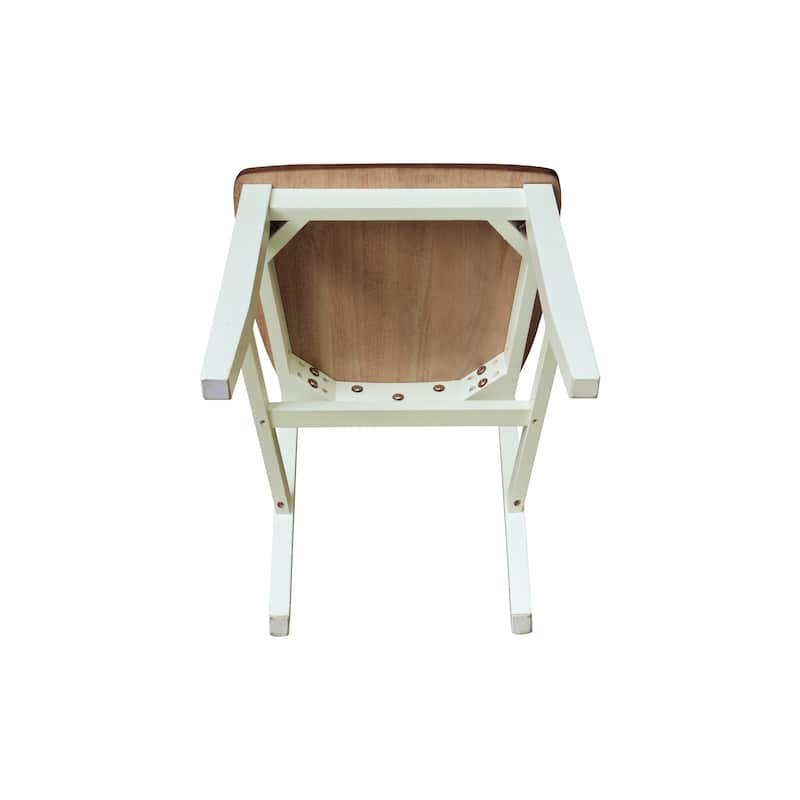 Copper Grove Quince Solid Wood Schoolhouse Chairs, Set of 2