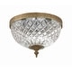 preview thumbnail 10 of 9, Crystorama Lighting Group Richmond 2 Light 10" Wide Flush Mount Bowl