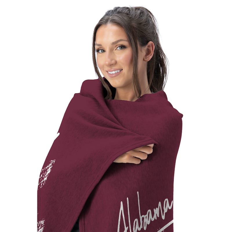 NCAA School Tradition Silk Touch Throw Blanket